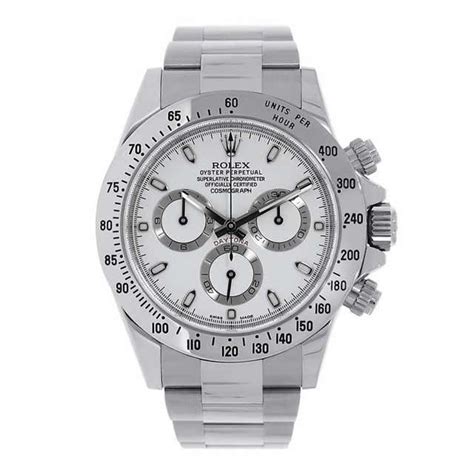 white face rolex daytona|Rolex daytona steel white dial.